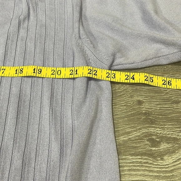 Jennifer Tyler Cashmere Silk Lavender Button Front Cardigan Sweater Pockets S - Picture 12 of 16